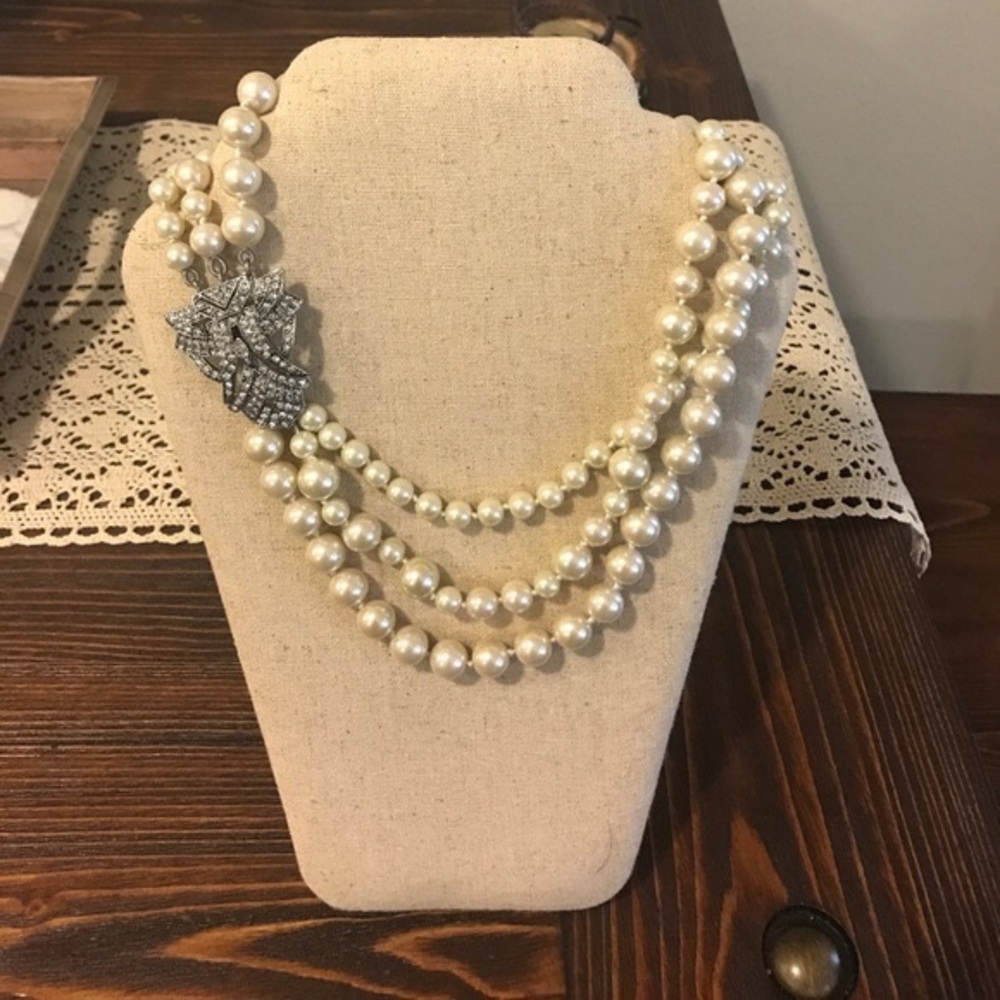 Stella and dot💜 pearl necklace